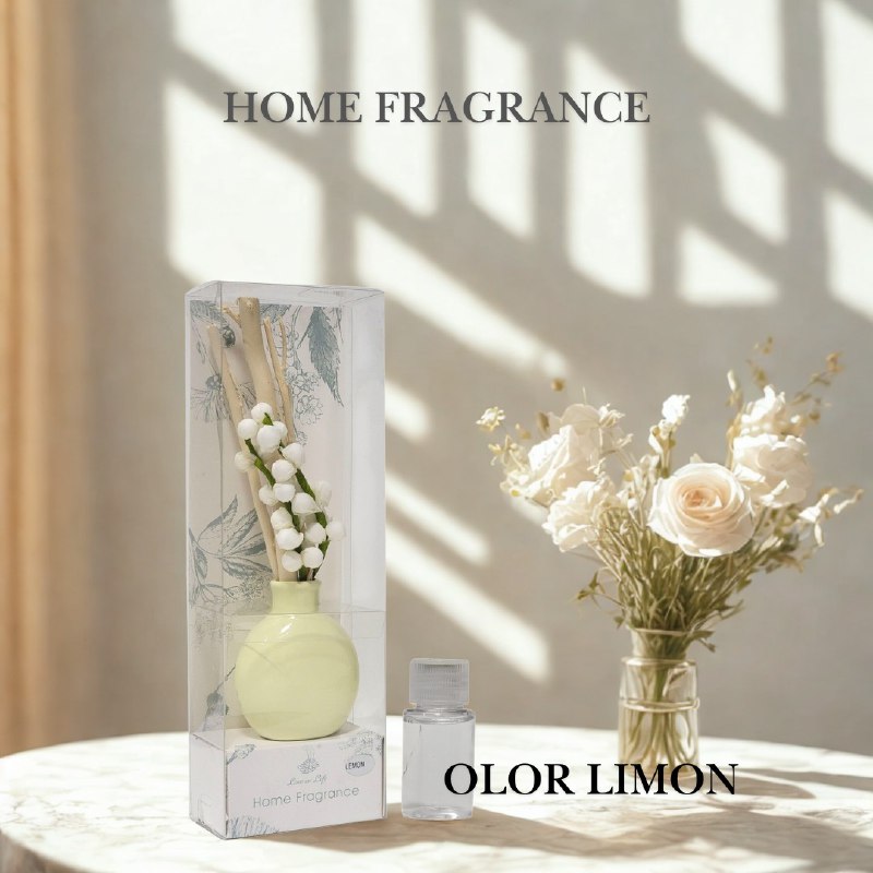 AMBIENTADOR AROMATIZANTE DIFUSOR DE VARILLAS PARA EL HOGAR DE AROMA CONTINUO SIN HUMO NI GOTEO, 5 AROMAS REED DIFFUSER