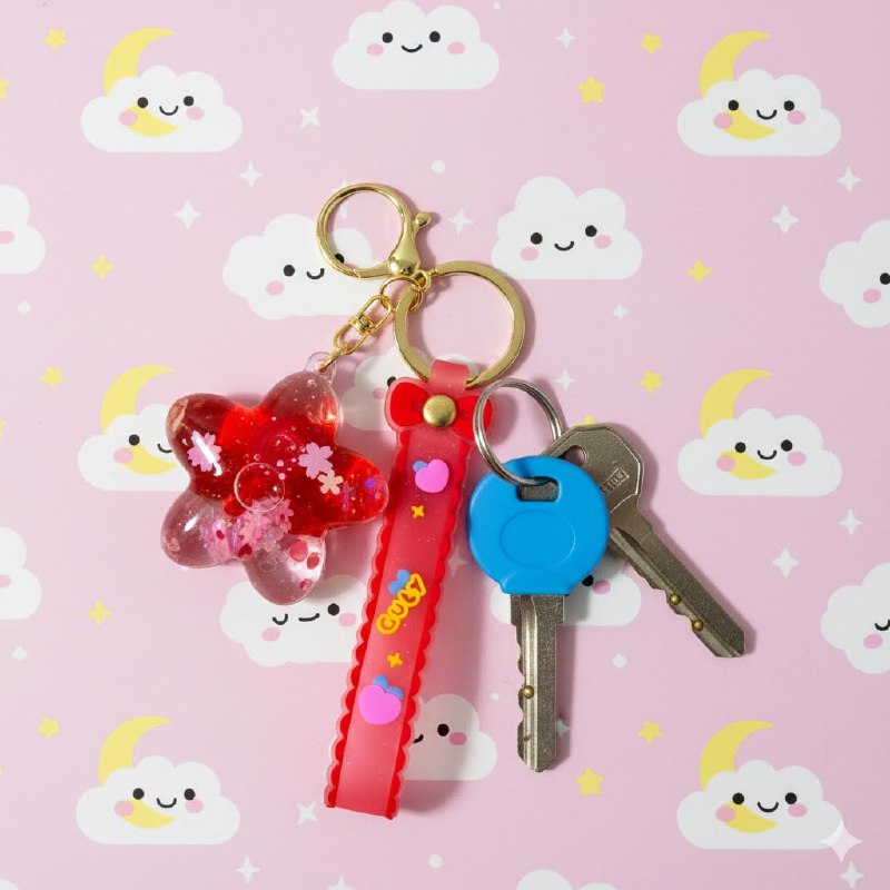 LLAVEROS DE ARENA MOVEDIZA LIQUIDA, 8 ESTILOS DISPONIBLES