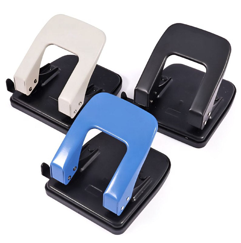 PERFORADORA DE HOJAS 8CM DE DISTANCIA ENTRE AGUA AGUJERO, 35 HOJAS PARA ESCUELAS, OFICINAS, ETC 3 COLORES ALFA HOLE DRILL