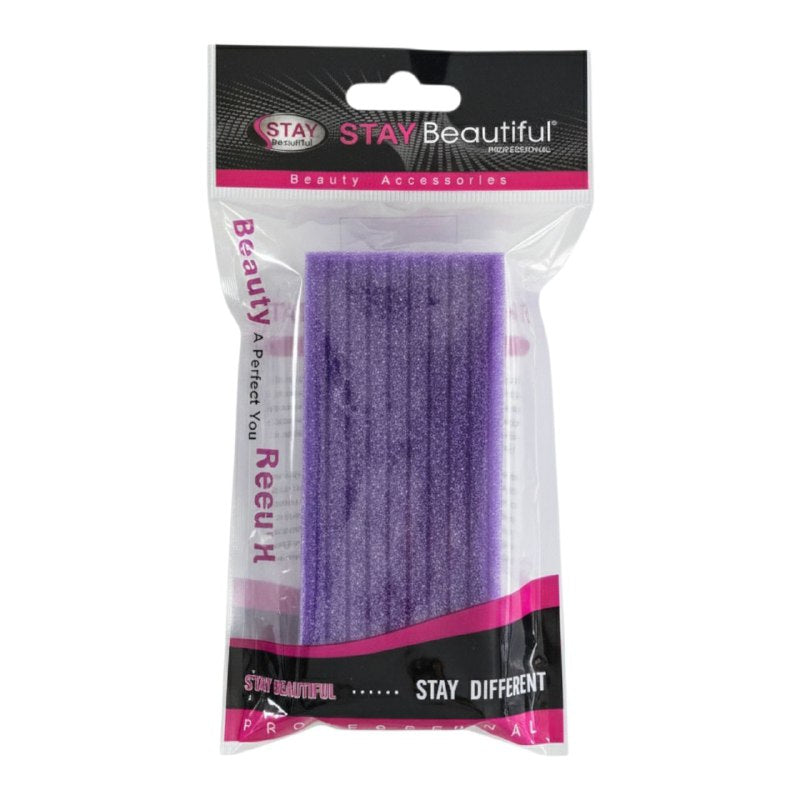 BLOQUE PULIDOR DE UÑAS Y LIMAS CON DIFERENTES NIVELES DE GRANO STAY BEAUTIFUL 12CM