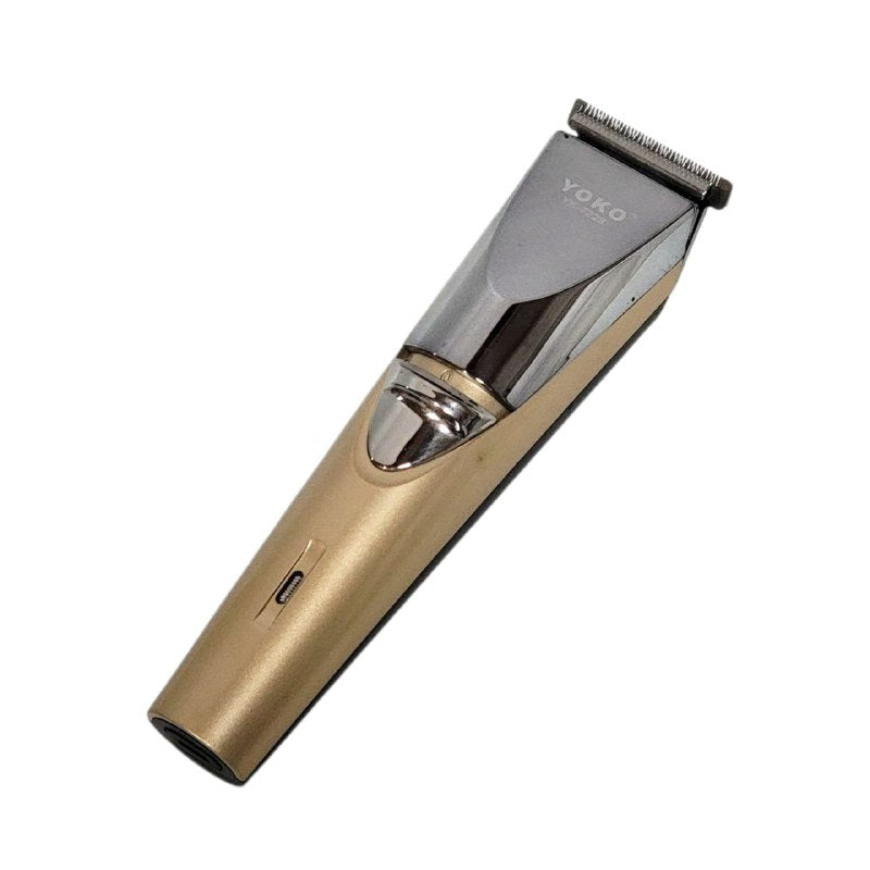 MAQUINA CORTADORA DE PELO PROFESIONAL RECARGABLE, CABEZAL DE CORTE DE PRECISION DE ACERO INOXIDABLE, INTERRUPTOR DE PRESION, FACIL DE USAR, INDICADOR DE CARGA, CABLE USB YOKO YK-7228