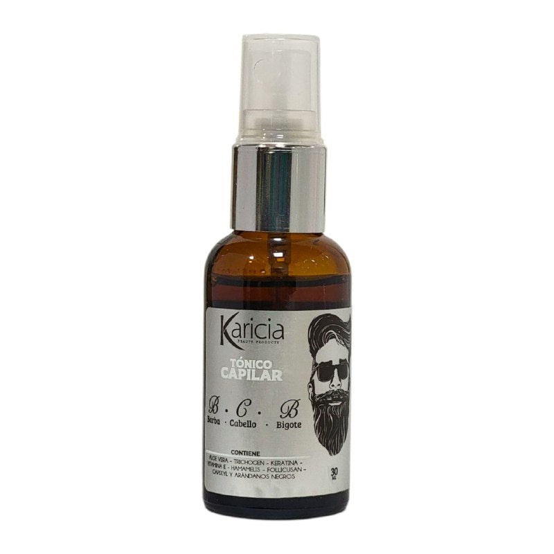 ACEITE PARA EL CABELLO TONICO MINOXIDIL PARA EL CRECIMIENTO DE LA BARBA Y PELO KARICIA 30ML