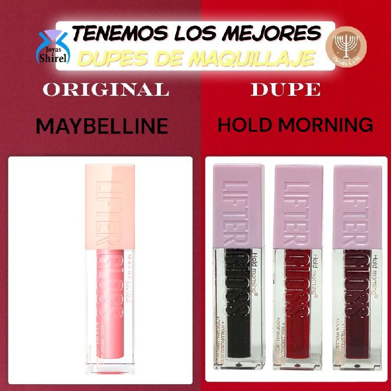 BRILLO LABIAL LIP DELICADO HOLD MORNING DUPE DE MAYBELLINE