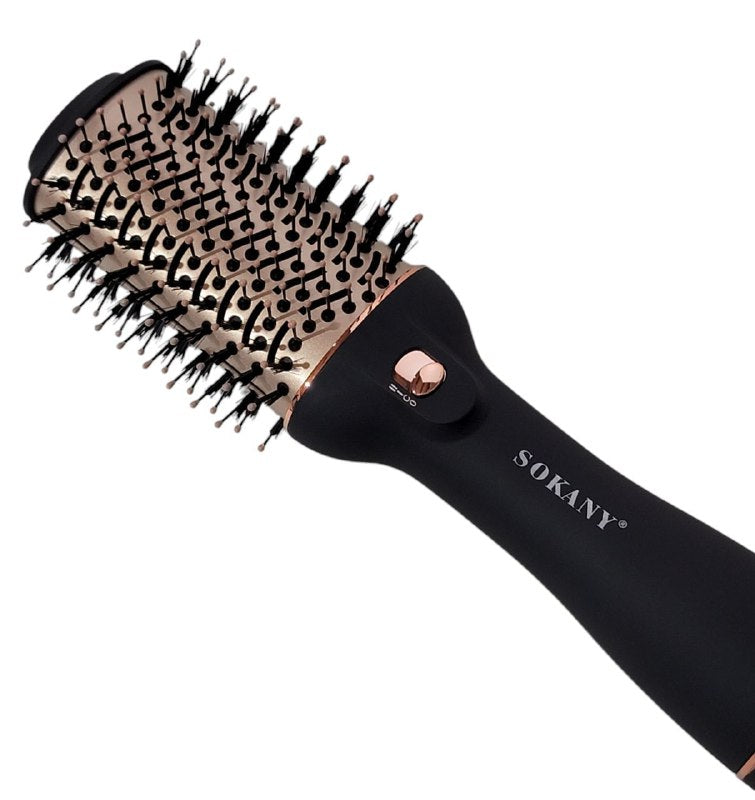 CEPILLO SECADOR PARA EL CABELLO CABLE GIRATORIO 360° CON LAZO PARA COLGAR 4 EN 1 SOKANY SK-1914