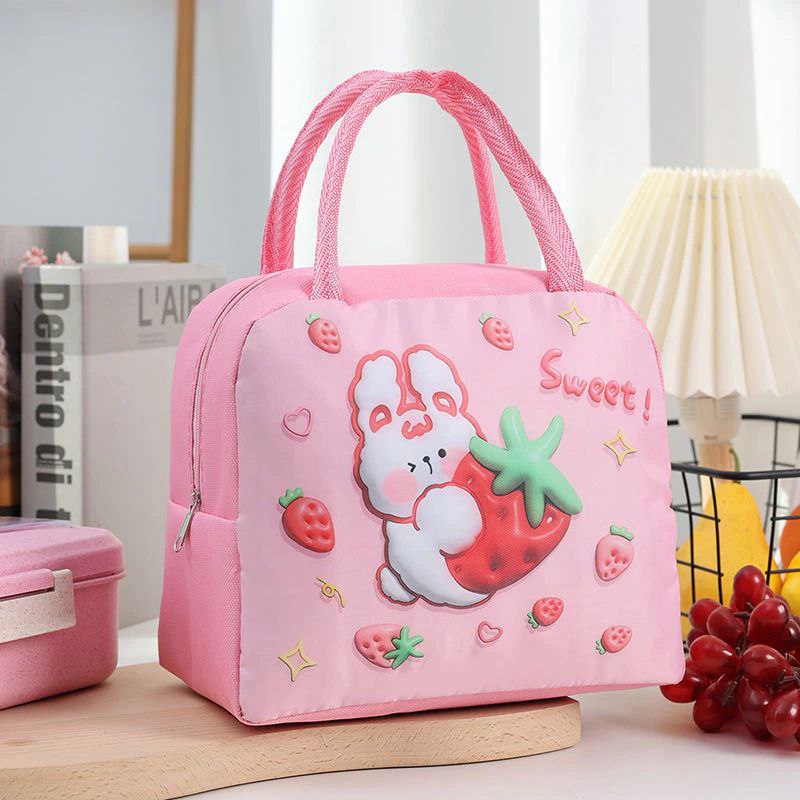 LONCHERA TERMICA PARA NIÑOS, PRACTICA Y DIVERTIDA 4 DISEÑOS 23X18CM