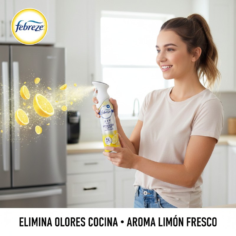 AMBIENTADOR AROMATIZANTE EN SPRAY DE LIMON FEBREZE 250G