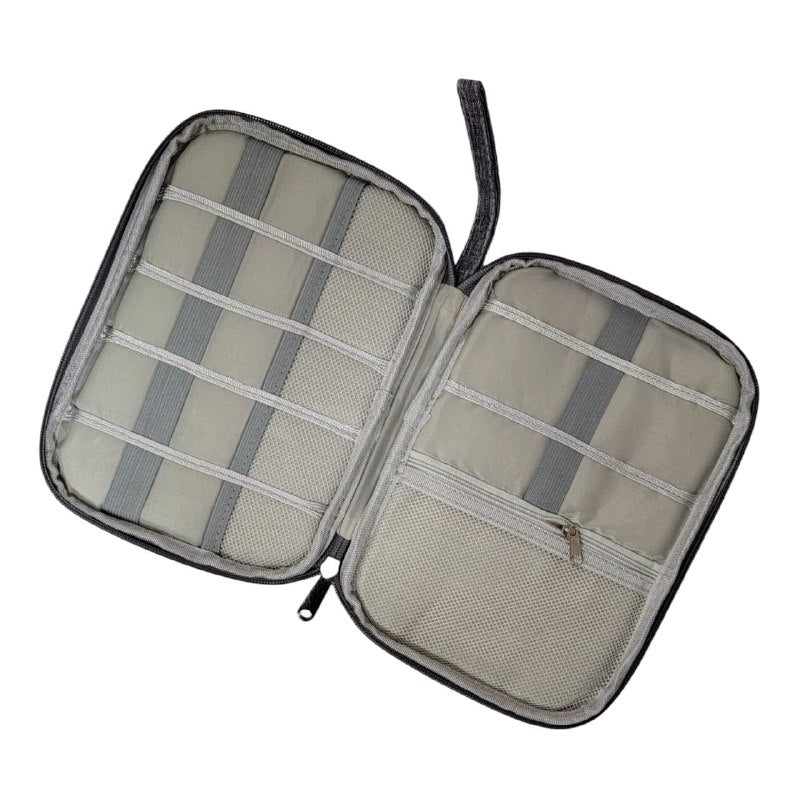 BOLSO ECONOMICO ORGANIZADOR DE CABLES O RELOJ IMPERMEABLE 4 COLORES TABU 25X19X2CM