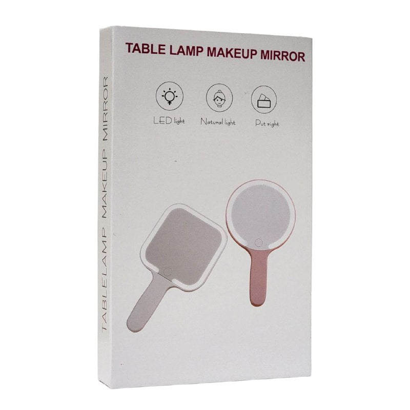 ESPEJO DE MAQUILLAJE CON LUZ LED DE TRES INTENSIDADES, RANGO DE LARGA DURACION 2 COLORES