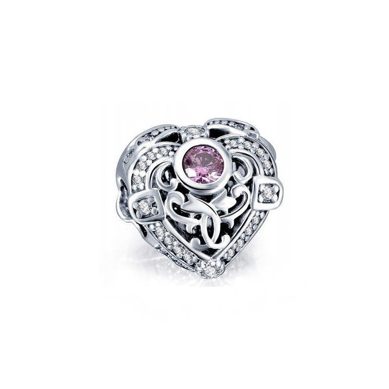 PCHARM4079 FORMA CORAZON PANDORA PLATA 9.25