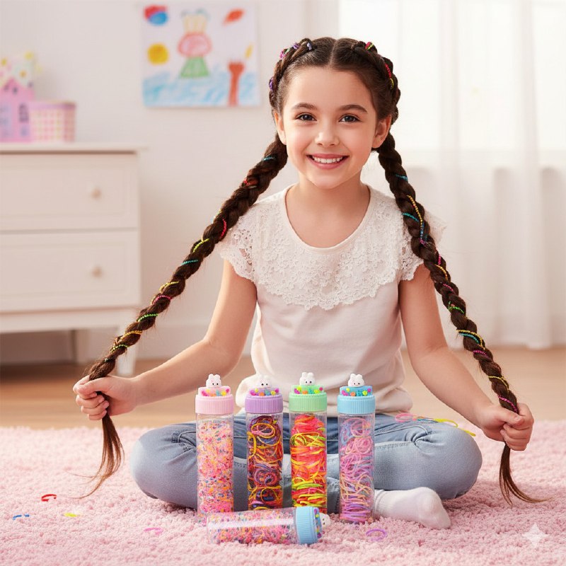 COLA, LIGAS HULES PARA EL CABELLO EN BOTECITO, PAQUETE DE 12 BOTES PARA EL DIA A DIA Y PARA TODO TIPO DE CABELLO