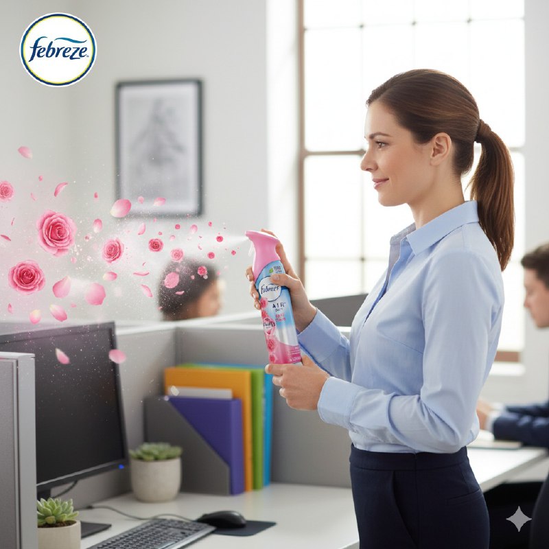 AMBIENTADOR AROMATIZANTE EN SPRAY DE ABRIL FRESCO FEBREZE 250G