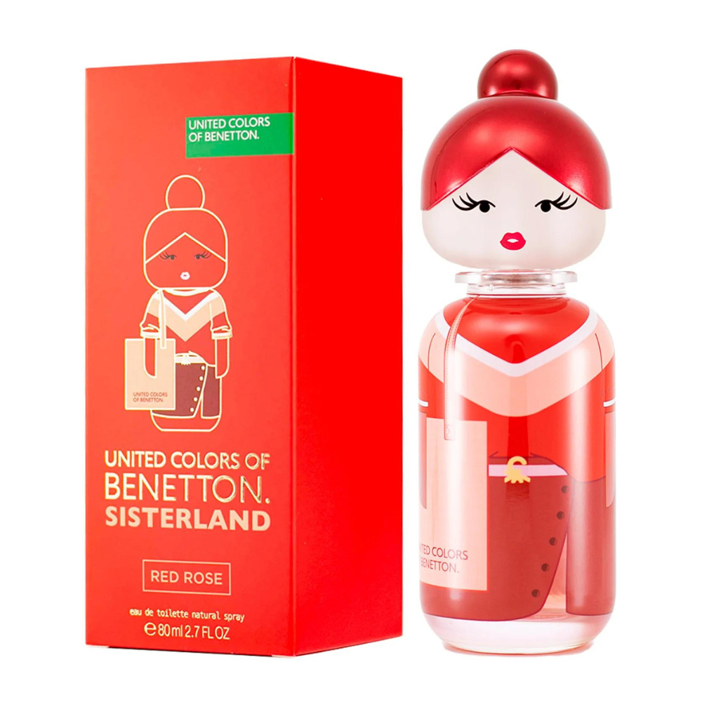 UNITED COLORS OF BENETTON SISTERLAND RED ROSE EDT 80ML (M)