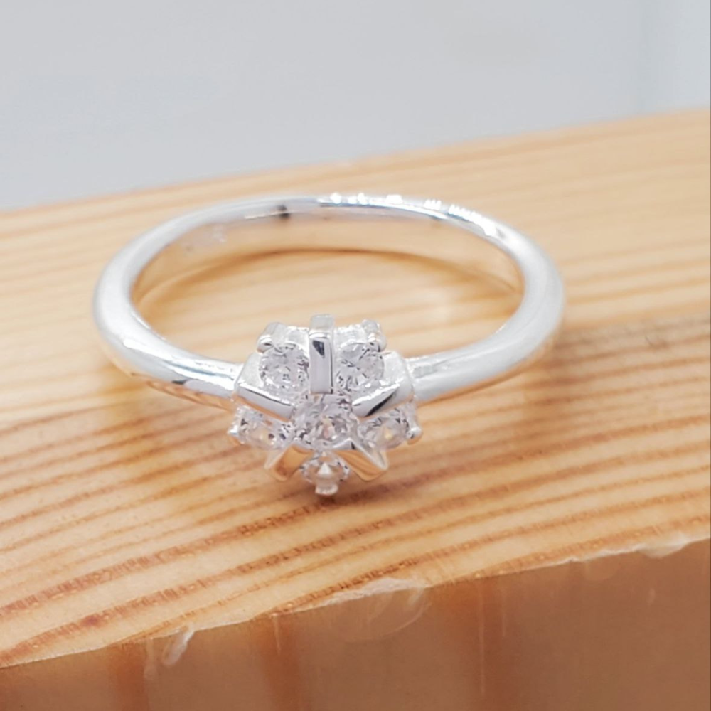 PANI2031 ANILLO FLOR, PLATA 925