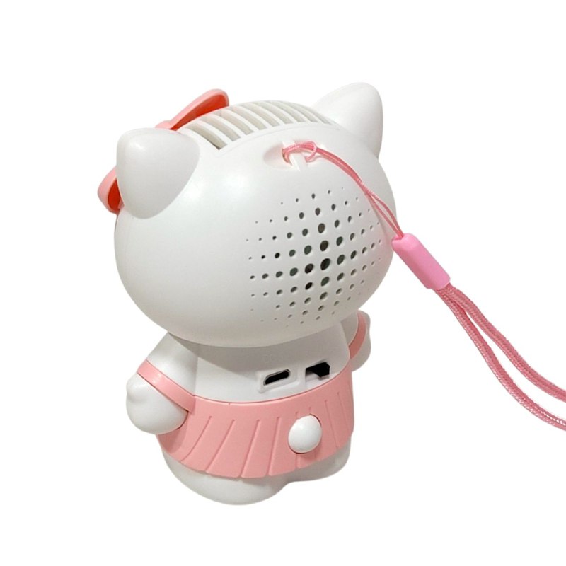 VENTILADOR DE CUELLO RECARGABLE HELLO KITTY CUTE FAN 3 COLORES