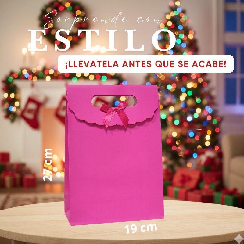 BOLSA DE REGALO MEDIANO 19X27CM