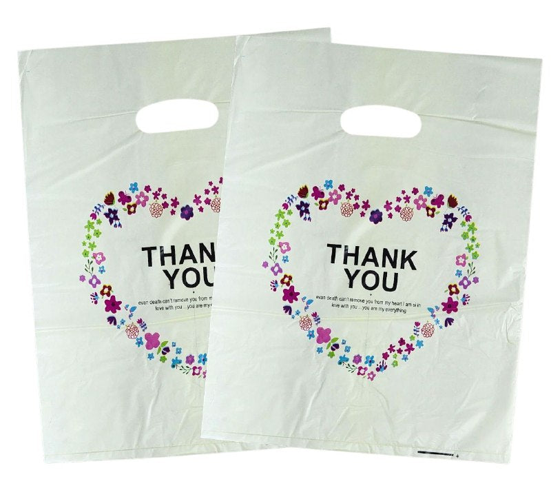 BOLSA DE REGALO PLASTICA GRANDE 30X40CM, PAQUETE 100UND