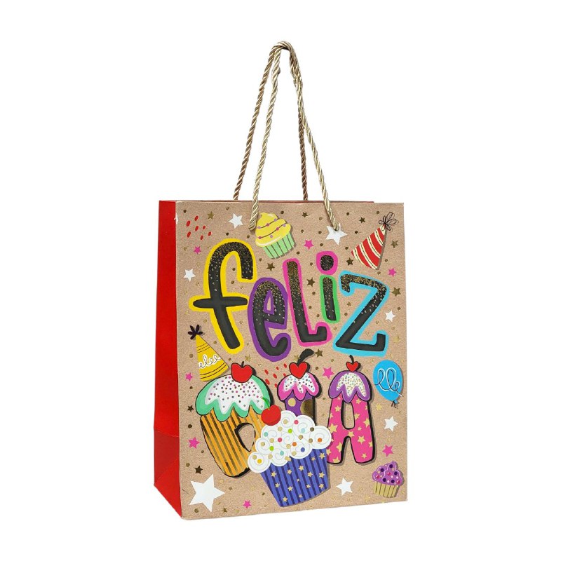 BOLSA DE REGALO DE PEQUEÑA 18X10X23CM