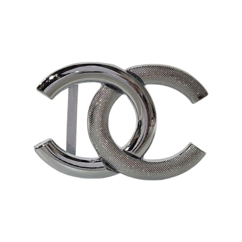HEBILLA DE FAJA CHANEL PLATEADA