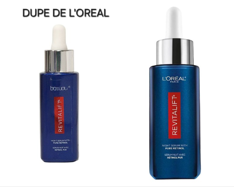 SUERO FACIAL DE NOCHE DE RETINOL PURO Y VITAMINA A, REDUCE VISIBLEMENTE LAS ARRUGAS PROFUNDAS Y MEJORA LA TEXTURA DE LA PIEL, DEJANDO UN ACABADO SUAVE Y JOVEN BATUOLI 30ML (DUPE DE LOREAL)
