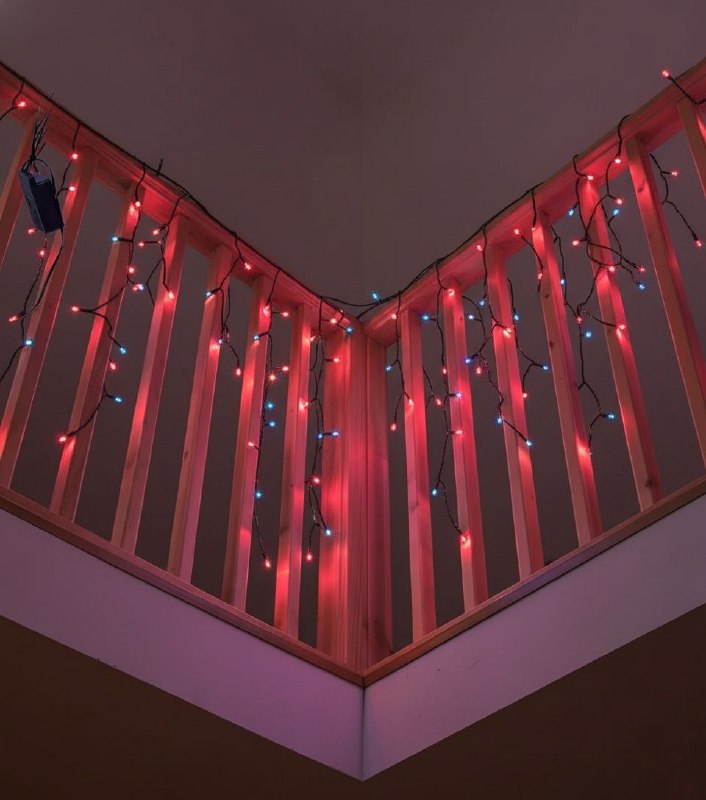 LUCES DECORATIVAS NAVIDEÑAS PARA INTERIORES O EXTERIORES 200 LUCES LED MULTICOLOR 13X7X8CM