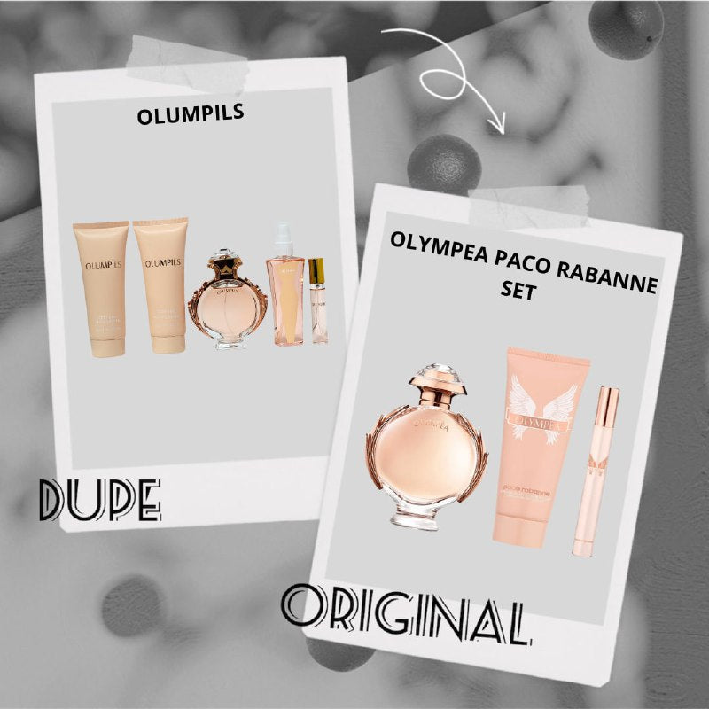 SET OLUMPILS EDP 100ML, EDP 15ML, SPLASH 100ML, SHOWER GEL 150ML, BODY LOTION 150ML (M)