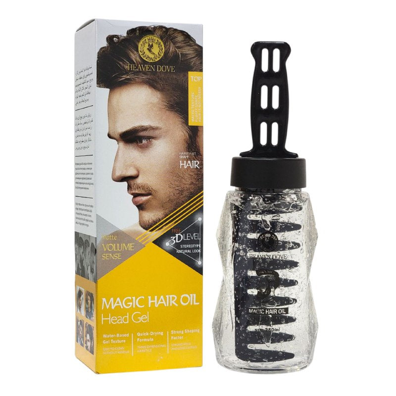 GELATINA GEL PARA EL CABELLO DE ACABADO MATE NATURAL 280ML, OFRECE UN ESTILO NATURAL, ESPONJOSO Y LIGERO SIN RASTROS Y DE SECADO RAPIDO HEAVE DOVE