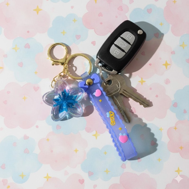 LLAVEROS DE ARENA MOVEDIZA LIQUIDA, 8 ESTILOS DISPONIBLES