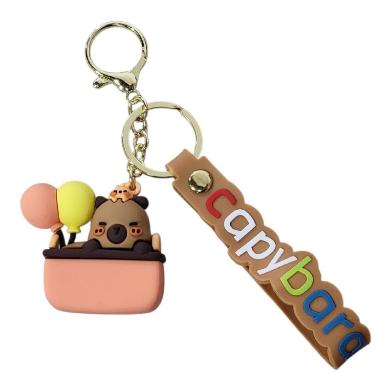 LLAVEROS DE CAPIBARA,CAPYBARA, 6 ESTILOS DISPONIBLES