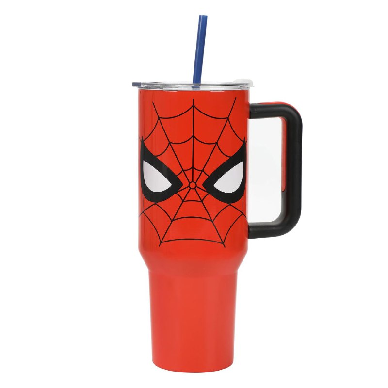 BOTE ORIGINAL TERMICO DE ACERO INOXIDABLE MARVEL SPIDER MAN 40OZ