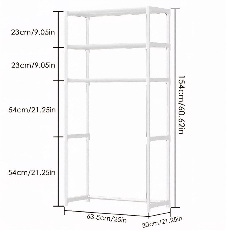 ESTANTE ORGANIZADOR DE BAÑO DE 3 NIVELES, ORGANIZADOR DE SERVICIO DE ACERO INOXIDABLE BATHROOM SHELF 134X30X50.5CM