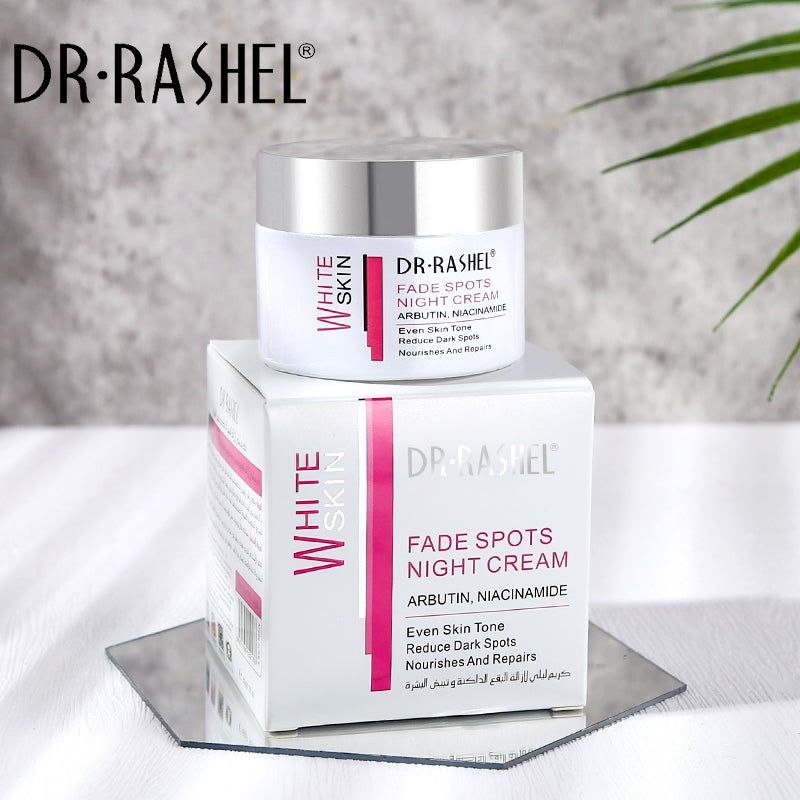 CREMA DE CUERPO DE NOCHE BLANQUEADORA CON ARBUTIN Y NIACINAMIDA DR RASHEL 50G