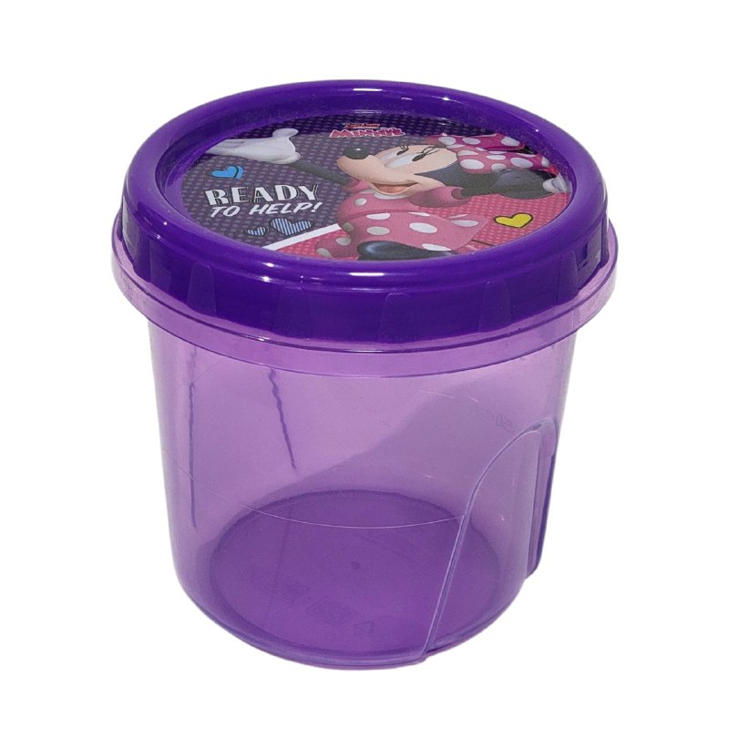 ORGANIZADOR RECIPIENTE PARA NIÑAS CON DISEÑO DE MINNIE MOUSE 11X10CM