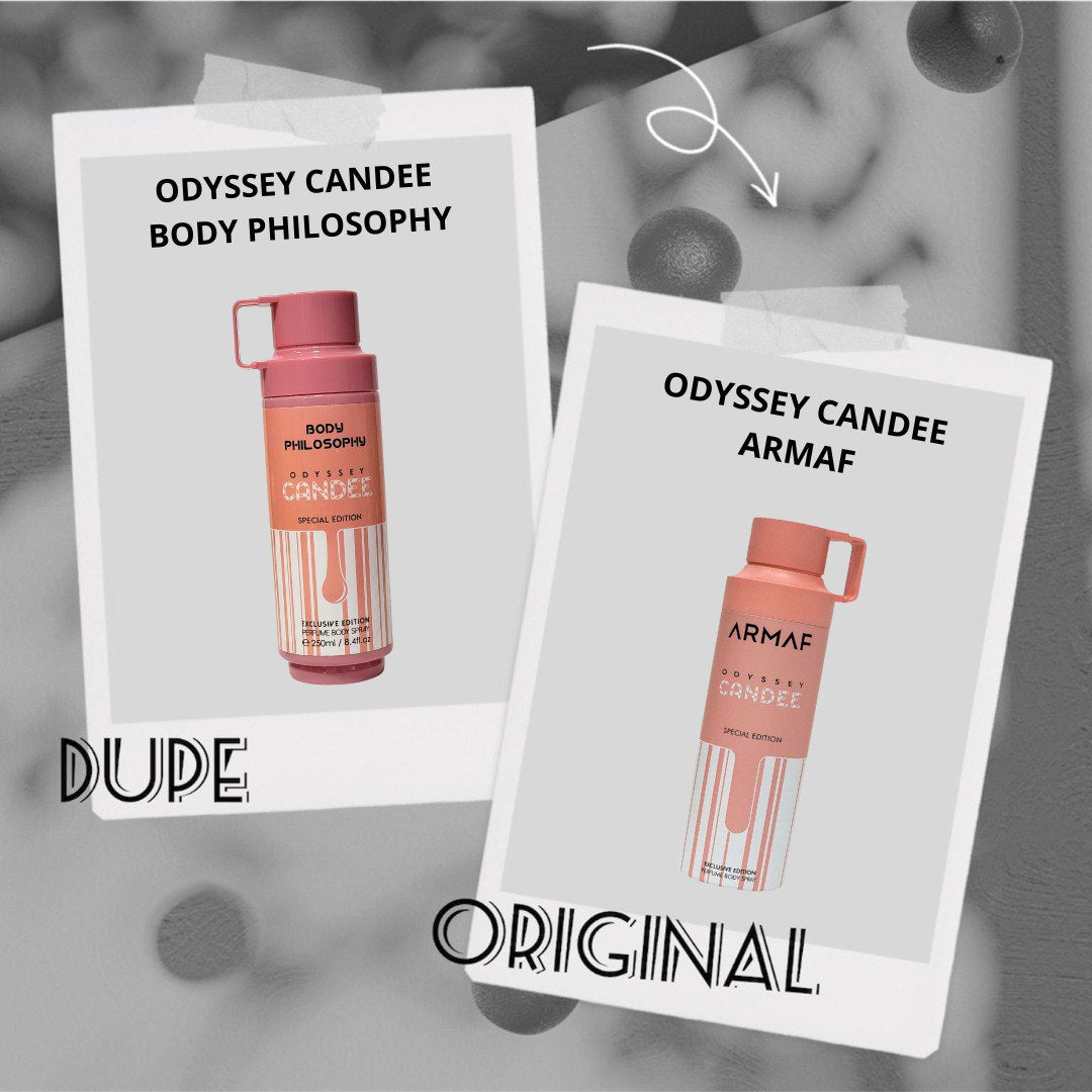 SPLASH BODY PHILOSOPHY ODYSSEY CANDEE 250ML (M) (DUPE ODYSSEY CANDEE ARMAF)