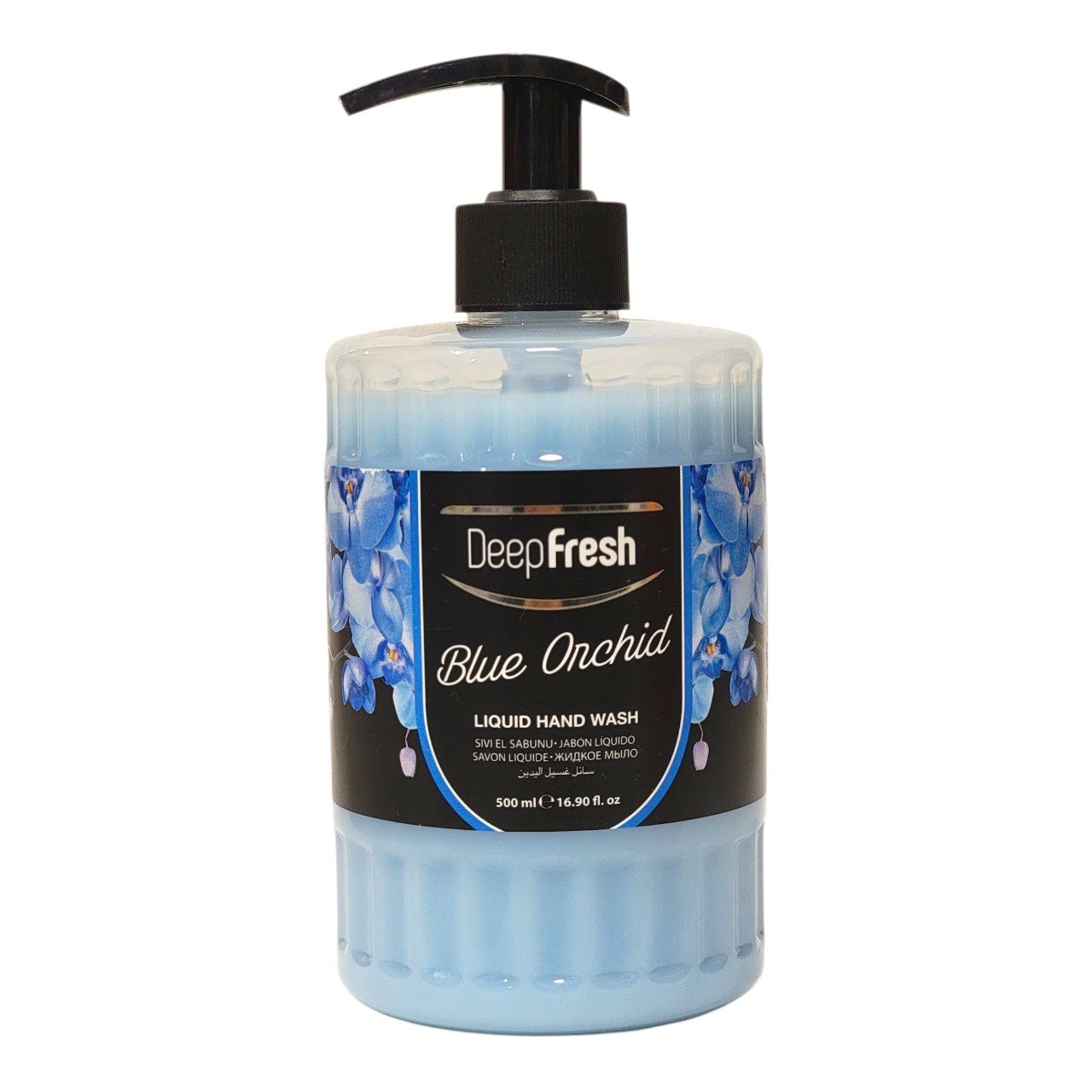 JABON LIQUIDO PARA MANOS CON AROMA A ORQUIDEA AZUL DEEPFRESH 500ML
