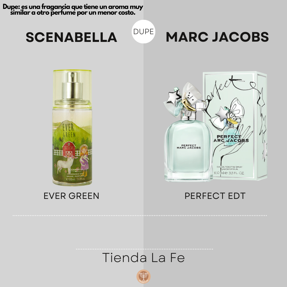 SPLASH SCENABELLA EVER GREEN 88ML (M)(DUPE DE MARC JACOBS PERFECT EDT 100ML)