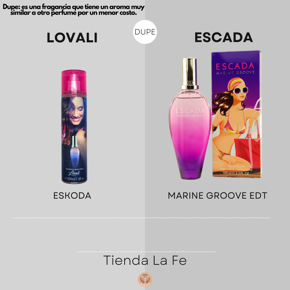 SPLASH LOVALI ESKODA 220ML (M)(DUPE DE  ESCADA MARINE GROOVE EDT 100ML)