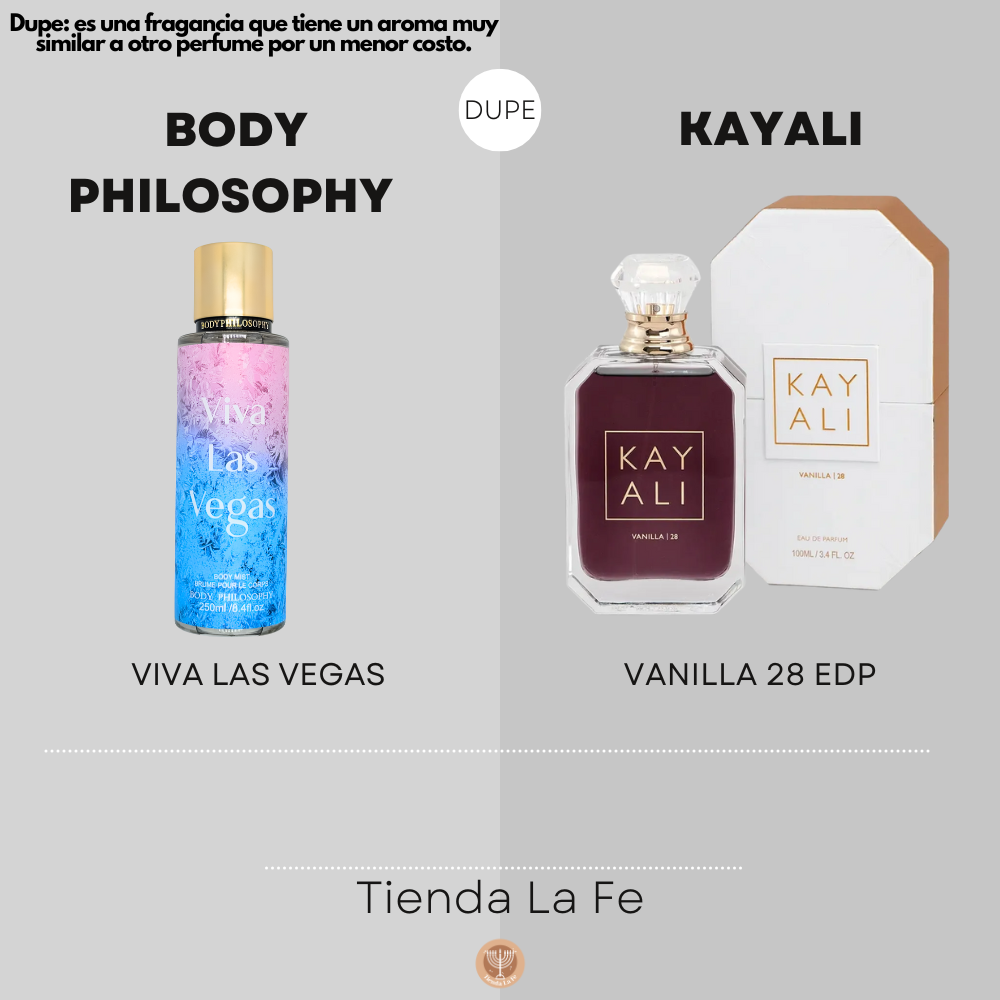SPLASH BODY PHILOSOPHY VIVA LAS VEGAS 250ML (M)(DUPE DE KAYALI VANILLA 28 EDP 100ML)
