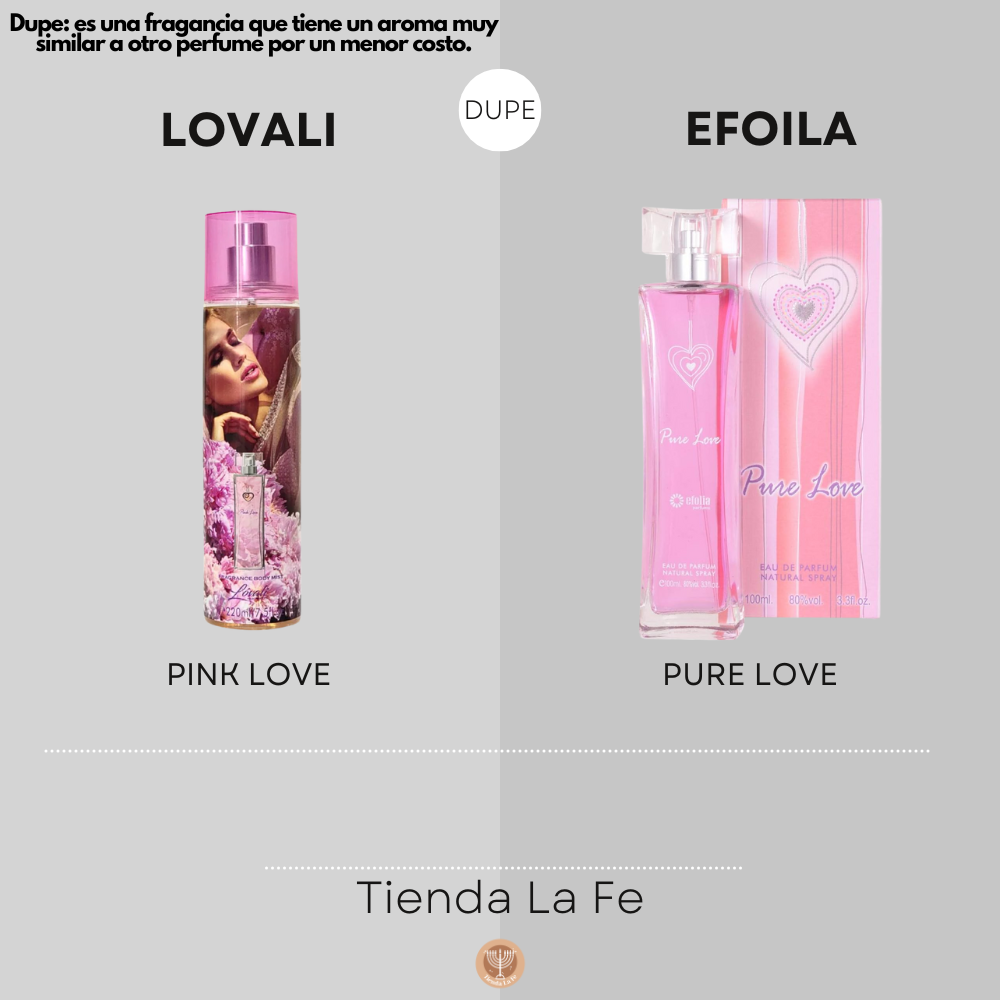 SPLASH LOVALI PINK LOVE 220ML (M) (DUPE EFOILA PURE LOVE EDP 100ML)