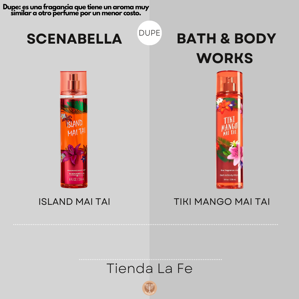 SPLASH SCENABELLA ISLAND MAI TAI 236ML (M)(DUPE DE BATH & BODY WORKS TIKI MANGO MAI TAI 236ML)