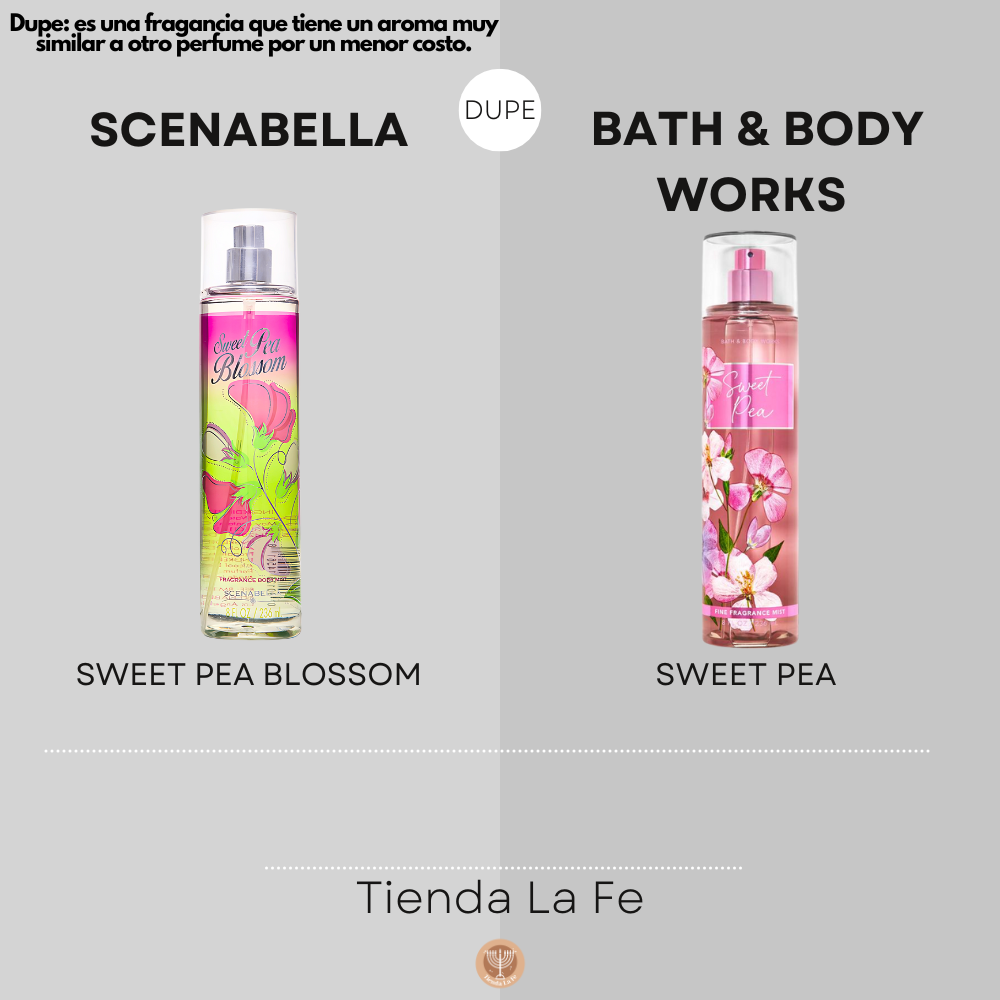 SPLASH SCENABELLA SWEET PEA BLOSSOM 236ML (M)(DUPE DE BATH & BODY WORKS SWEET PEA MIST 236ML)