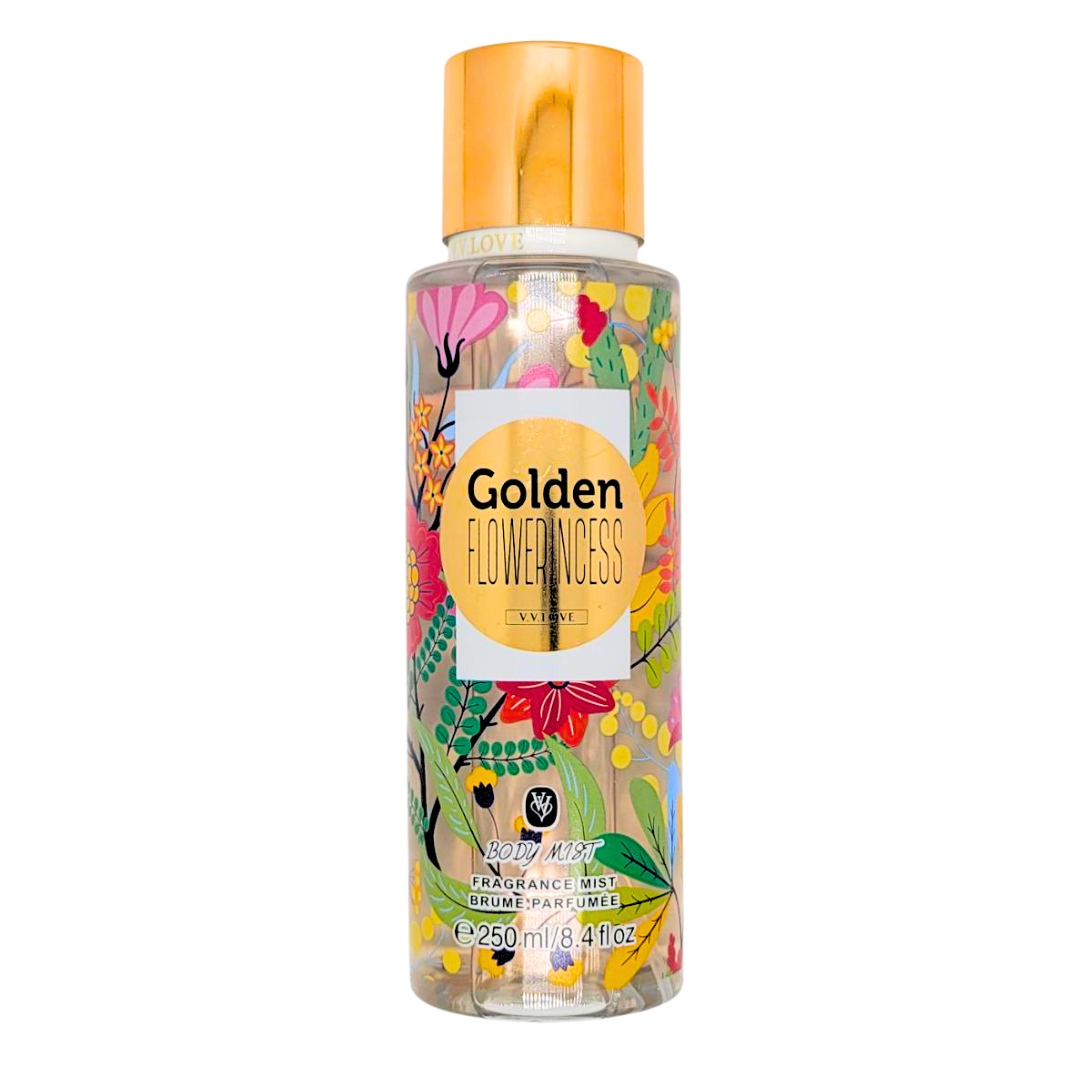 SPLASH VV LOVE GOLDEN FLOWERINCESS 250ML (M) (DUPE VICTORIAS SECRET GOLDEN BLOOM)