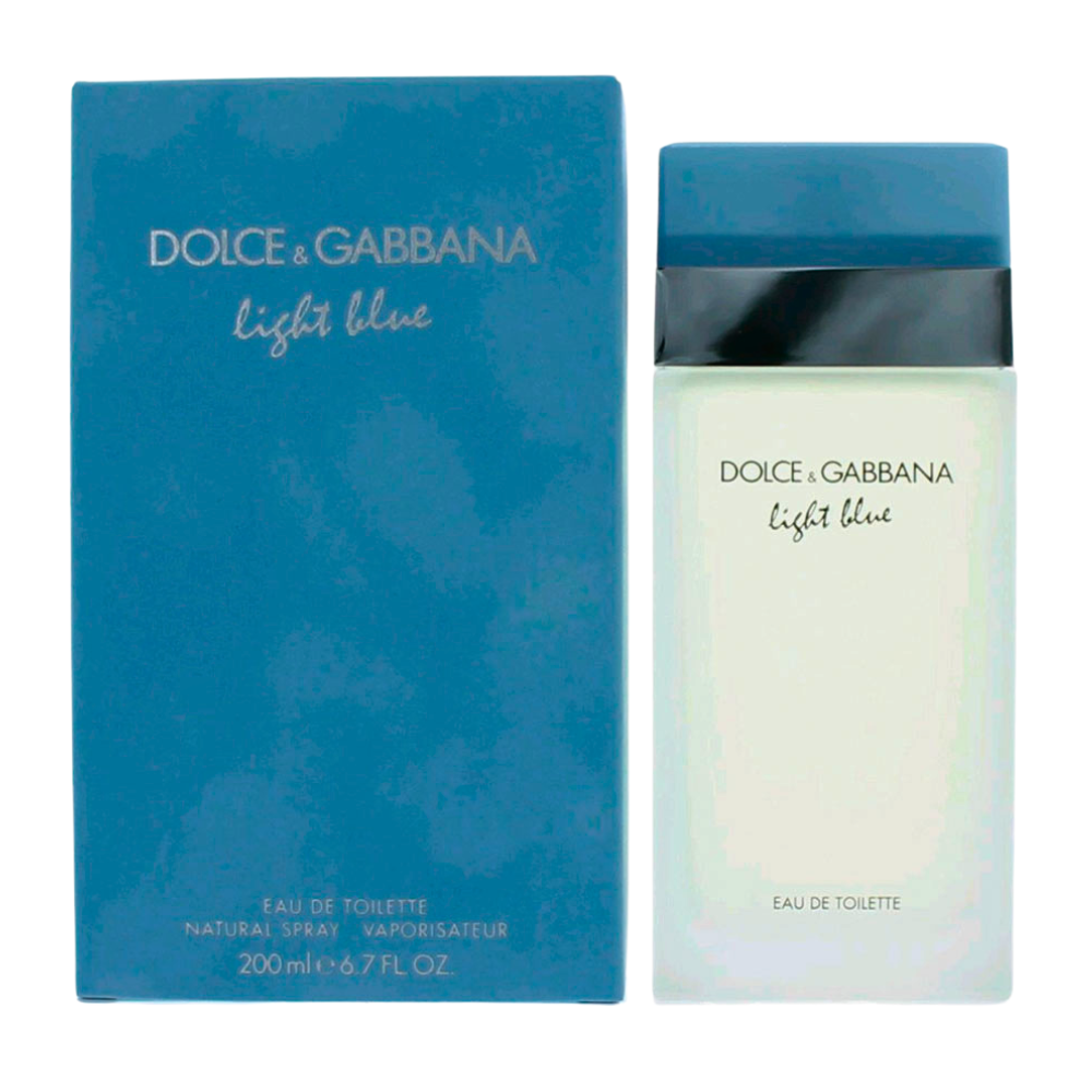 DOLCE & GABBANA LIGHT BLUE FOR WOMEN EDT 200ML (M)