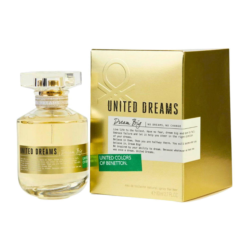 UNITED COLORS OF BENETTON DREAM BIG FOR WOMEN EDT 80ML (M)