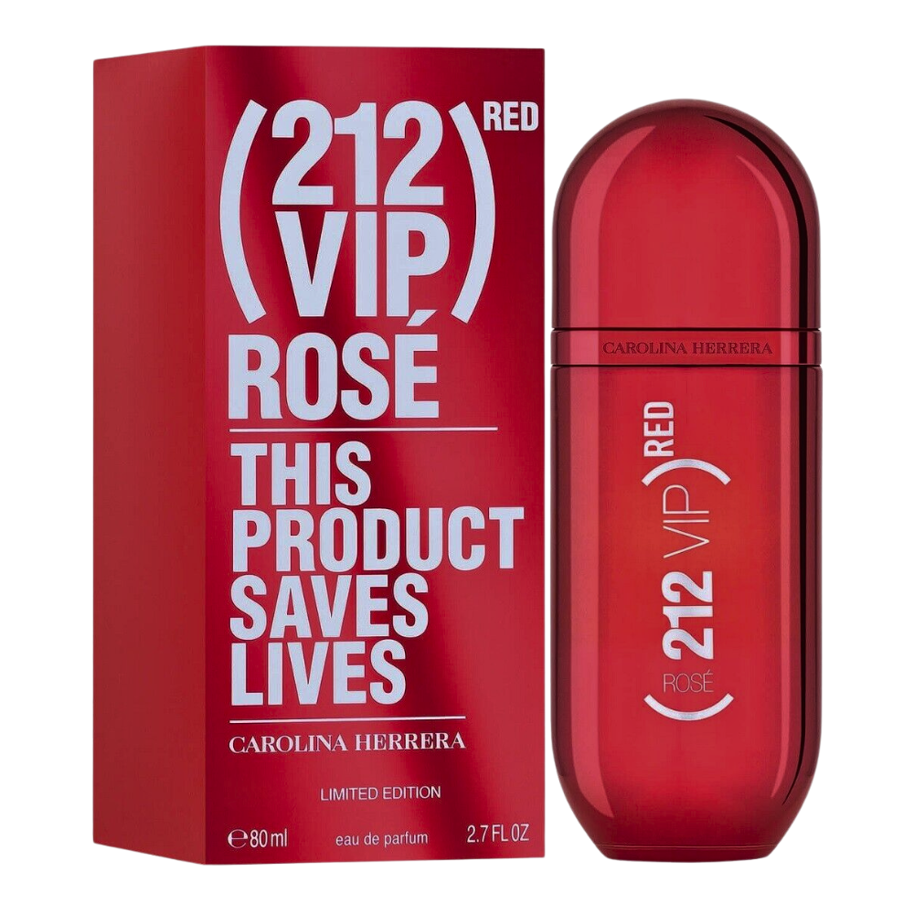 CAROLINA HERRERA 212 VIP ROSE RED FOR WOMEN EDP 80ML (M)