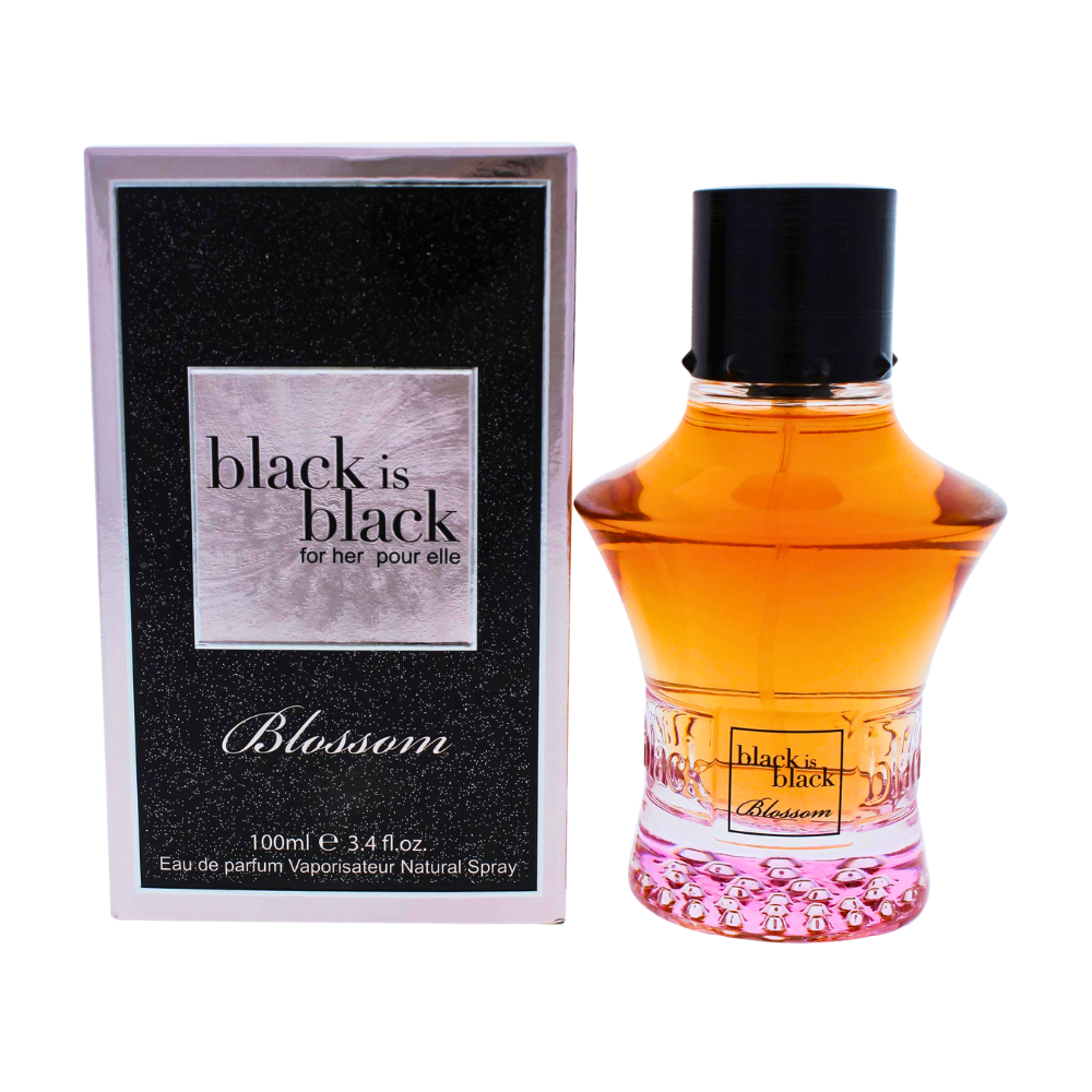 NU PARFUMS BLACK IS BLACK BLOSSOM FOR WOMEN EDP 100ML (M)