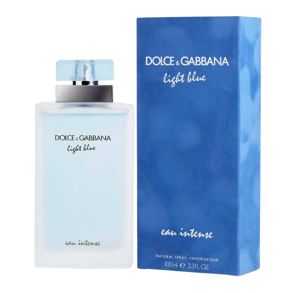 DOLCE & GABBANA LIGHT BLUE EAU INTENSE FOR WOMEN EDP 100ML (M)