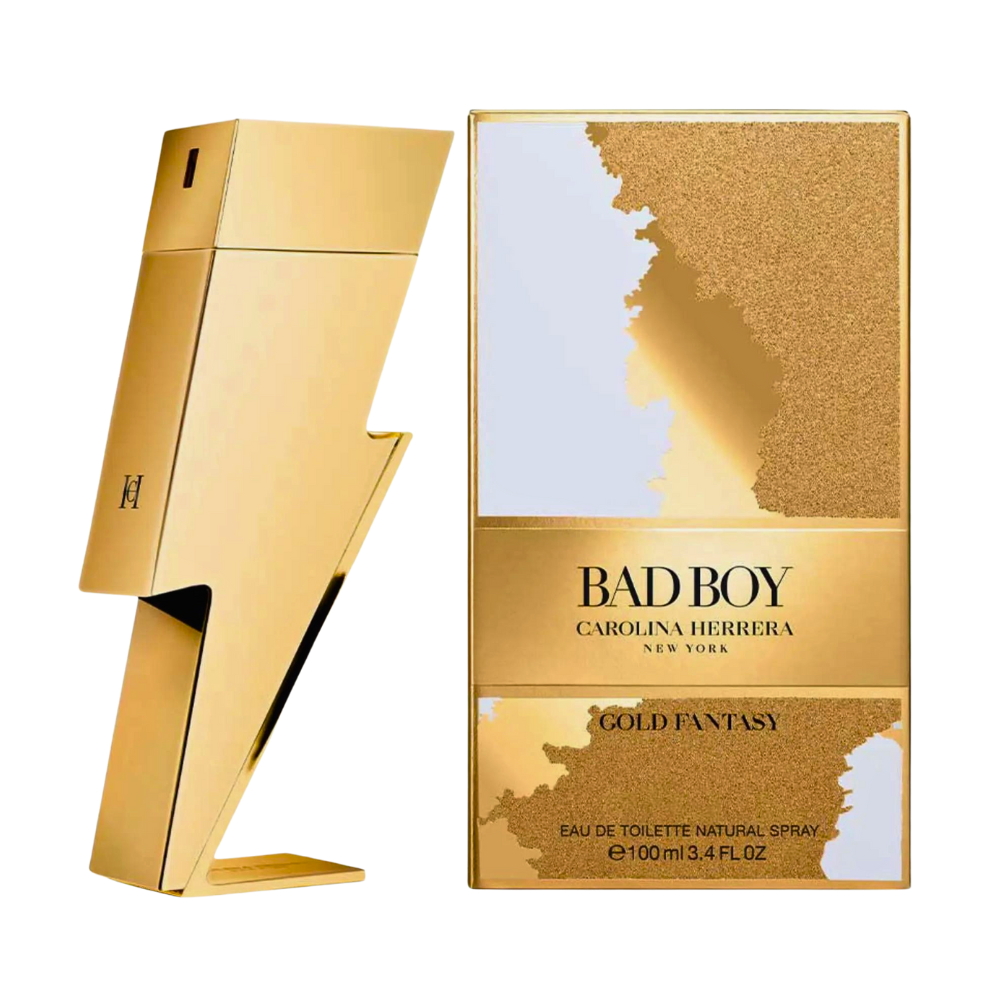 CAROLINA HERRERA BAD BOY GOLD FANTASY EDT 100ML (H)