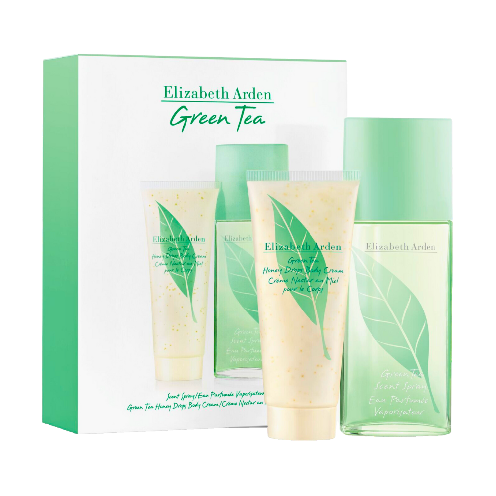 SET ELIZABETH ARDEN GREEN TEA EDP 100ML, BODY LOTION 100ML (M)