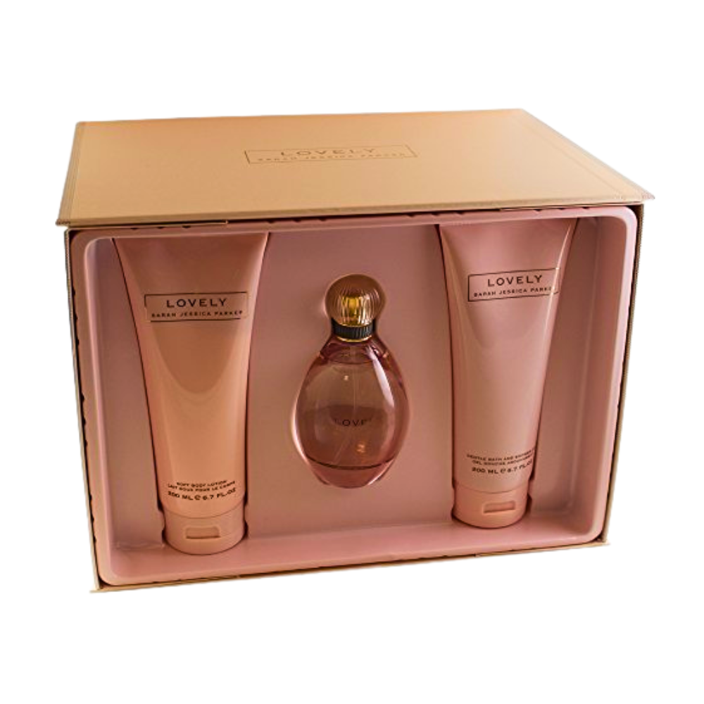SET SARAH JESSICA PARKER LOVELY EDP 100ML, SHOWER GEL 200ML, BODY LOTION 200ML (M)