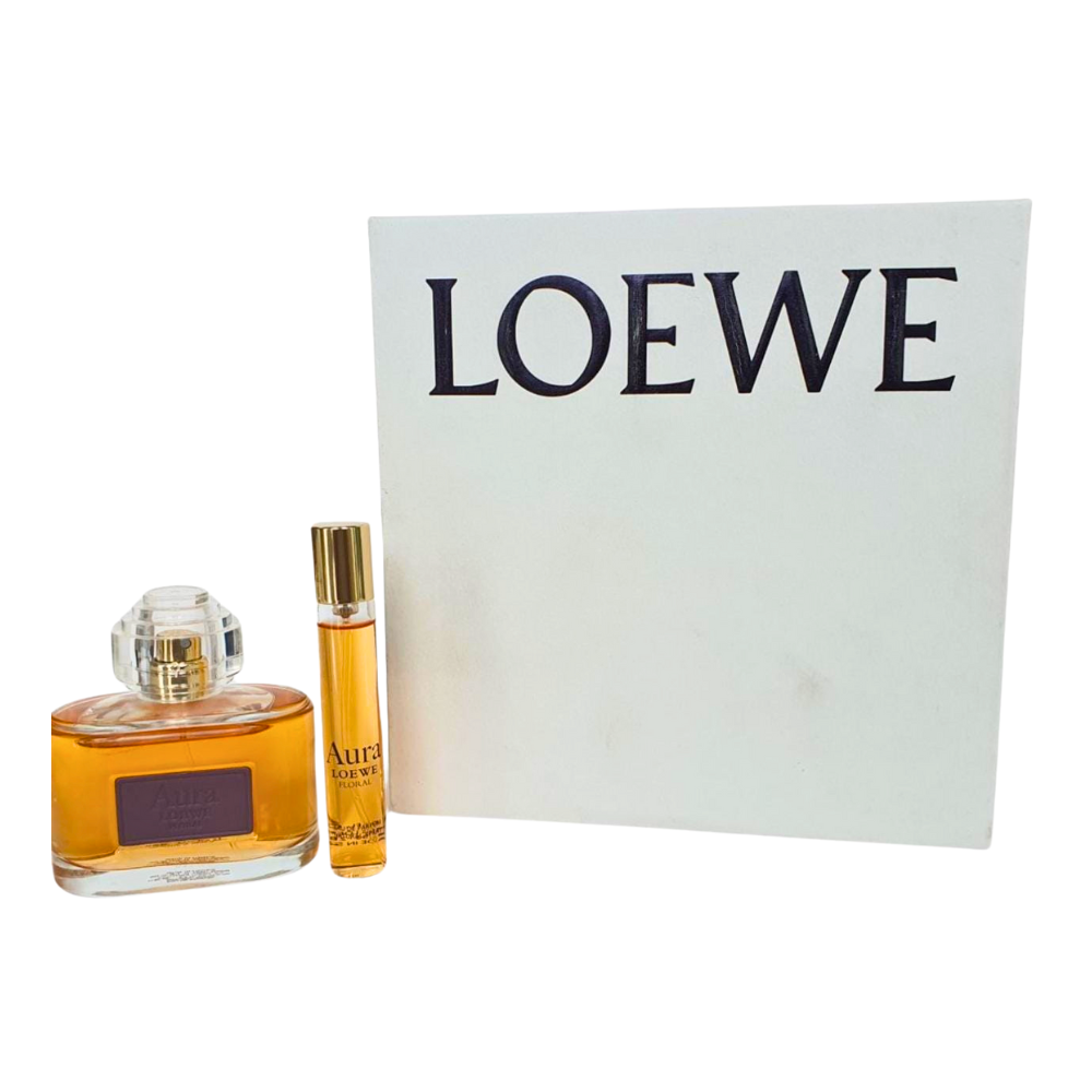 SET LOEWE AUR FLORAL EDP 80ML, EDP 15ML (M)